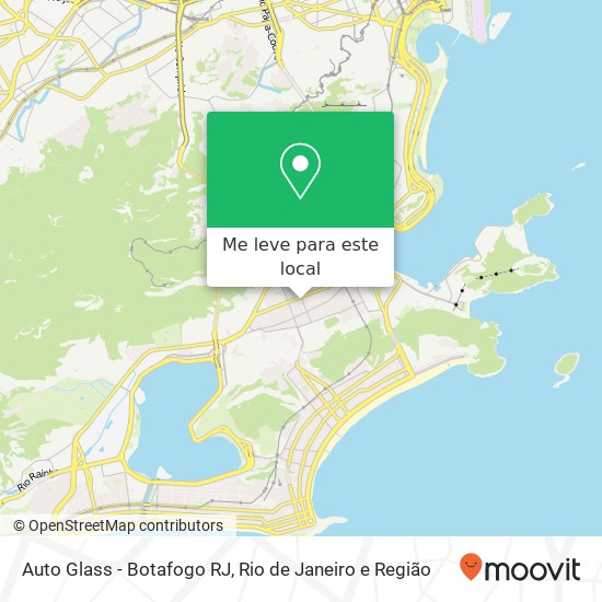 Auto Glass - Botafogo RJ mapa
