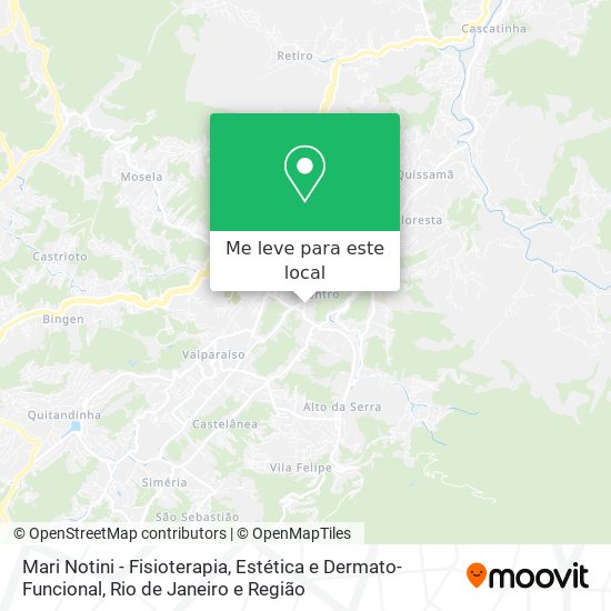 Mari Notini - Fisioterapia, Estética e Dermato-Funcional mapa