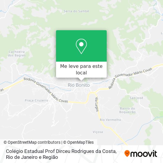 Colégio Estadual Prof Dirceu Rodrigues da Costa mapa