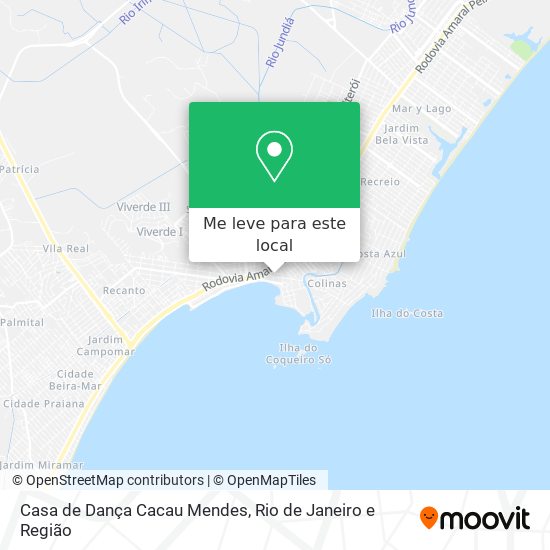 Casa de Dança Cacau Mendes mapa