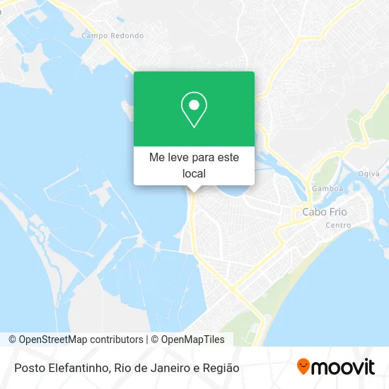 Posto Elefantinho mapa