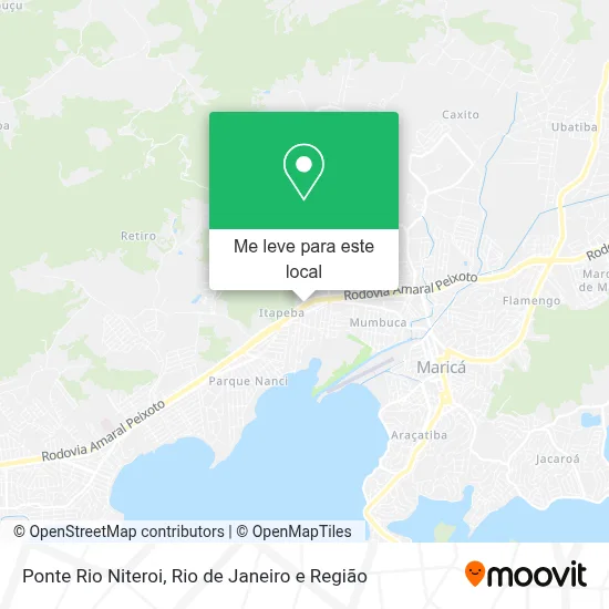 Ponte Rio Niteroi mapa