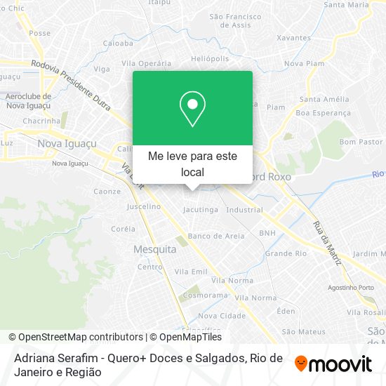 Adriana Serafim - Quero+ Doces e Salgados mapa