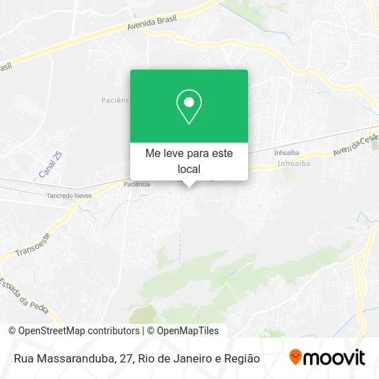 Rua Massaranduba, 27 mapa