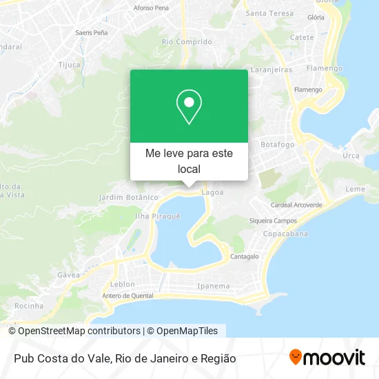 Pub Costa do Vale mapa