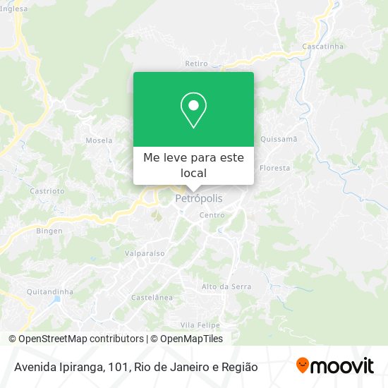 Avenida Ipiranga, 101 mapa