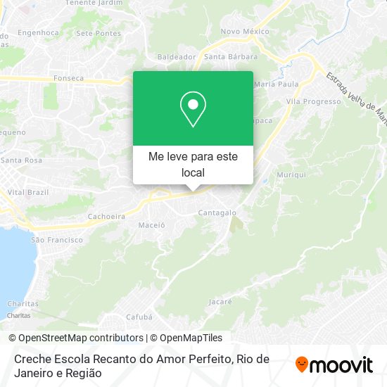 Creche Escola Recanto do Amor Perfeito mapa