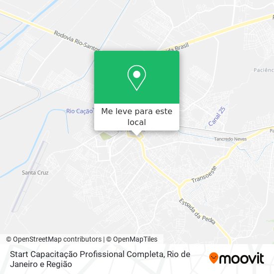 Start Capacitação Profissional Completa mapa
