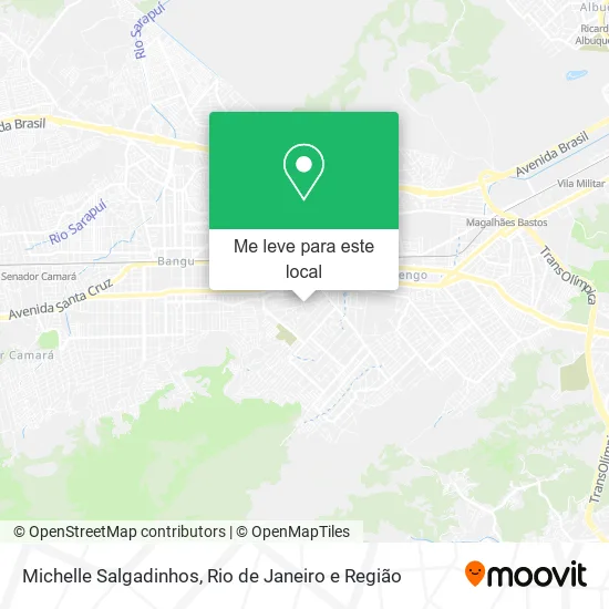 Michelle Salgadinhos mapa