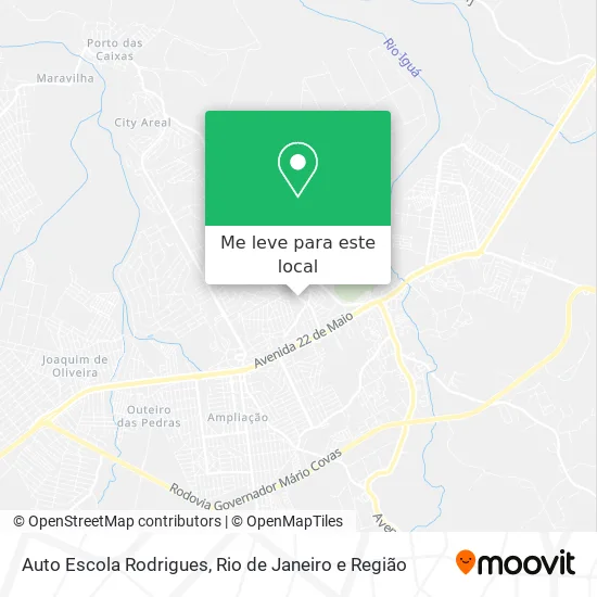 Auto Escola Rodrigues mapa