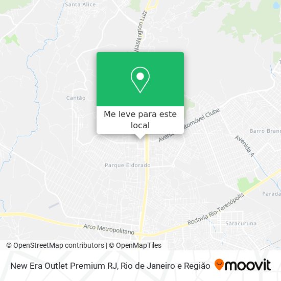 New Era Outlet Premium RJ mapa