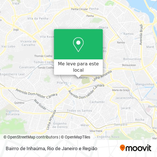 Bairro de Inhaúma mapa