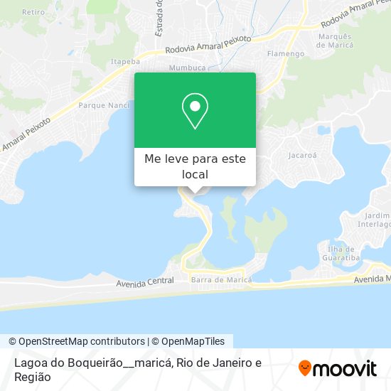 Lagoa do Boqueirão__maricá mapa