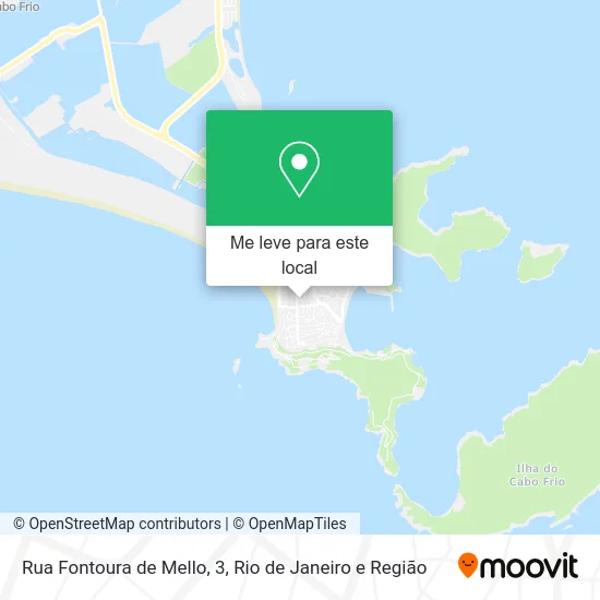 Rua Fontoura de Mello, 3 mapa