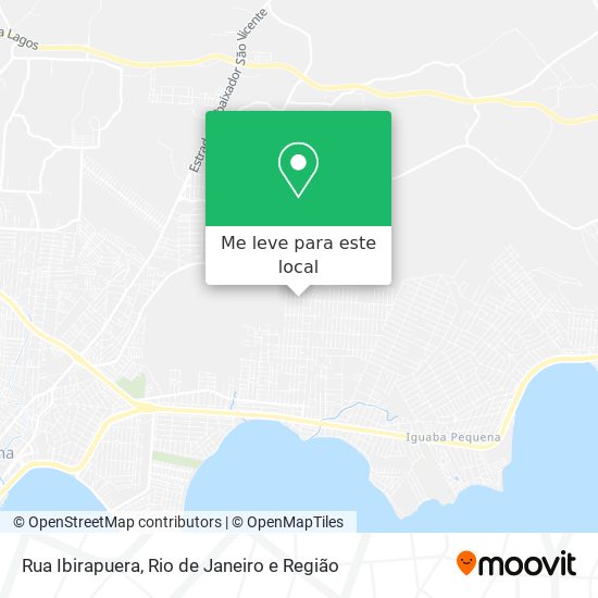 Rua Ibirapuera mapa