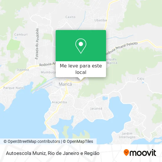 Autoescola Muniz mapa