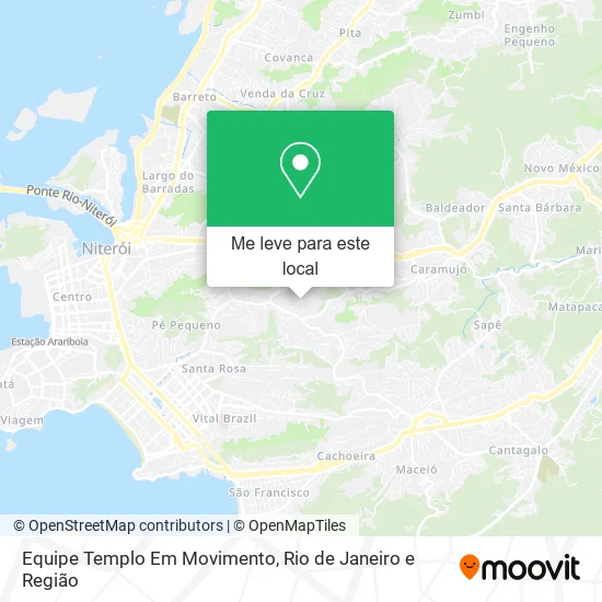 Equipe Templo Em Movimento mapa