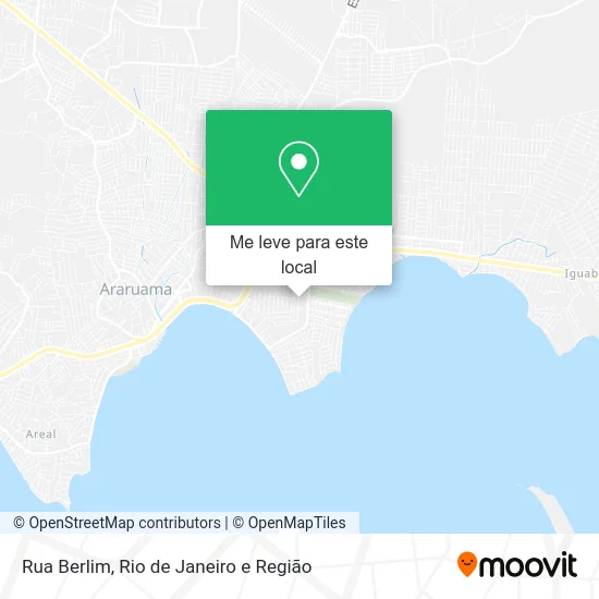 Rua Berlim mapa