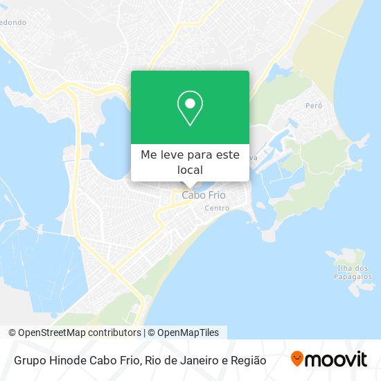 Grupo Hinode Cabo Frio mapa