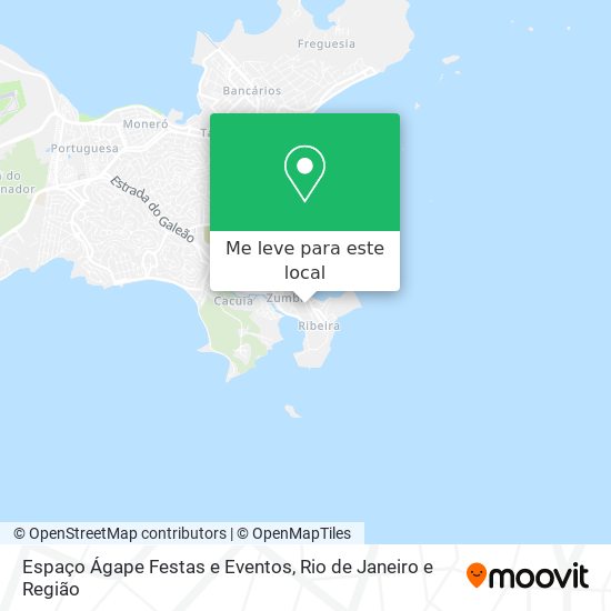 Espaço Ágape Festas e Eventos mapa