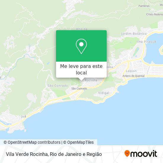 Vila Verde Rocinha mapa