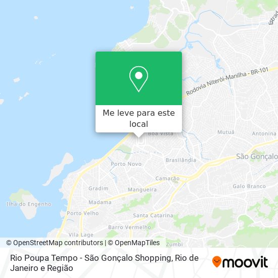 Rio Poupa Tempo - São Gonçalo Shopping mapa