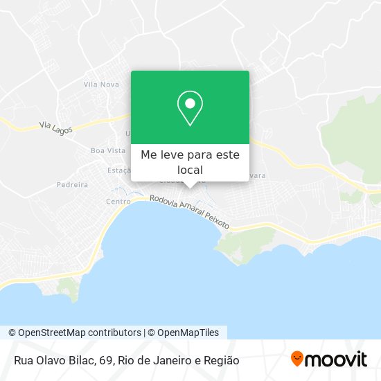 Rua Olavo Bilac, 69 mapa