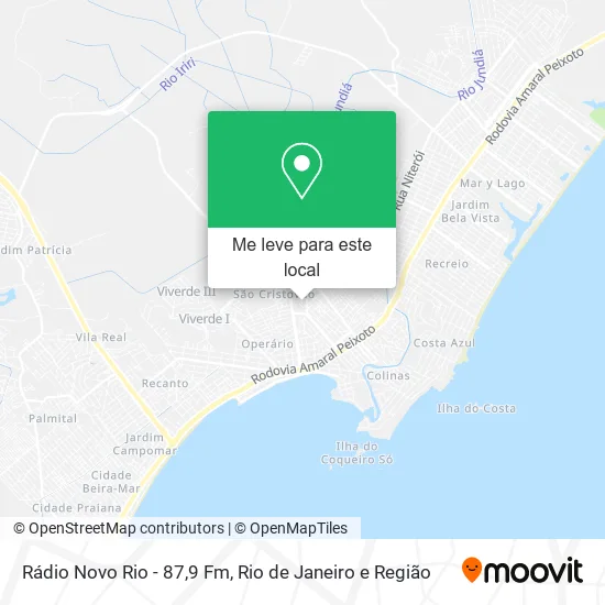 Rádio Novo Rio - 87,9 Fm mapa