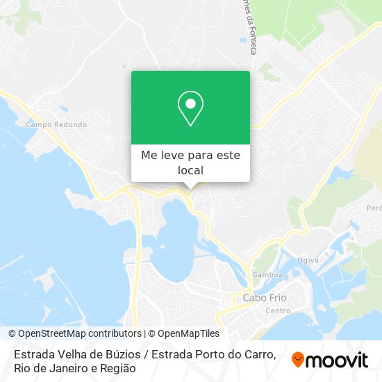 Estrada Velha de Búzios / Estrada Porto do Carro mapa