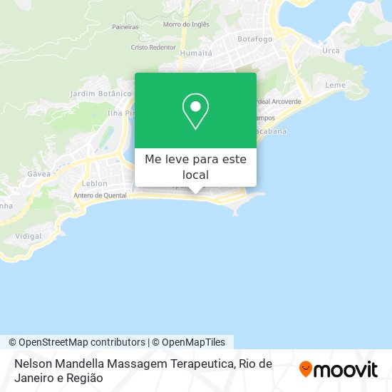 Nelson Mandella Massagem Terapeutica mapa