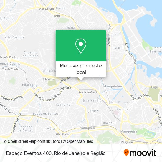 Espaço Eventos 403 mapa