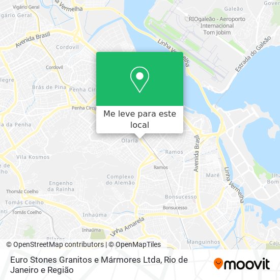 Euro Stones Granitos e Mármores Ltda mapa