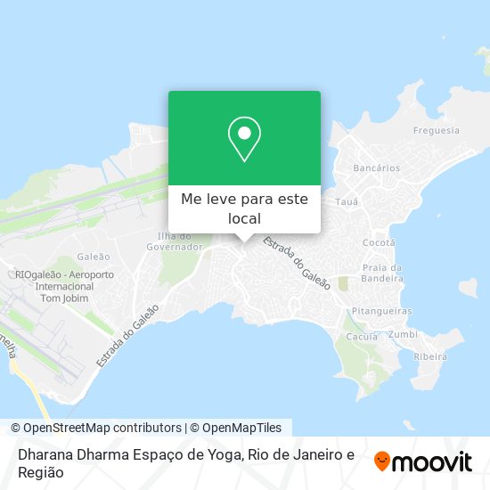 Dharana Dharma Espaço de Yoga mapa