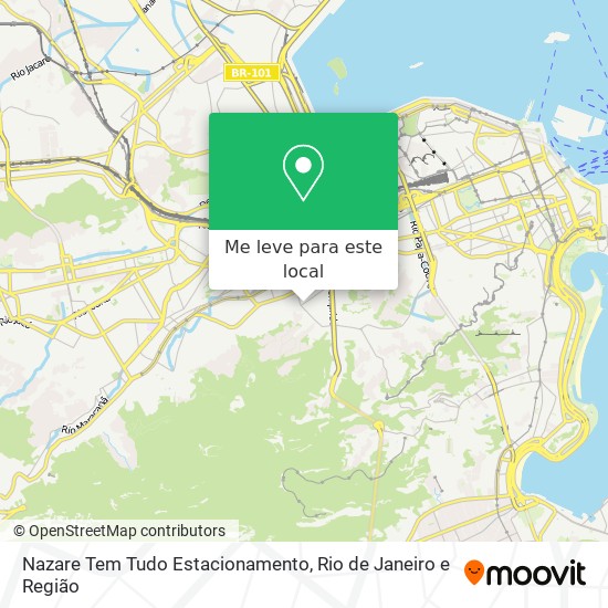 Nazare Tem Tudo Estacionamento mapa