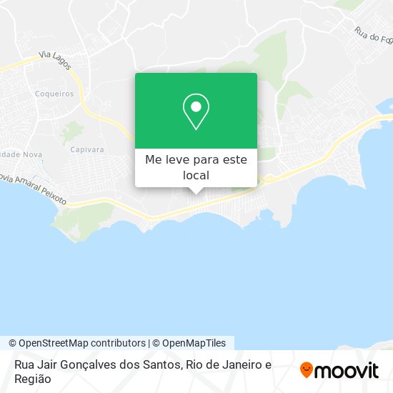 Rua Jair Gonçalves dos Santos mapa