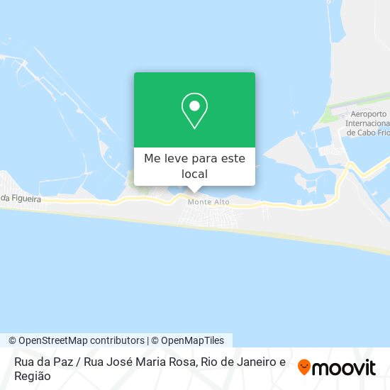 Rua da Paz / Rua José Maria Rosa mapa
