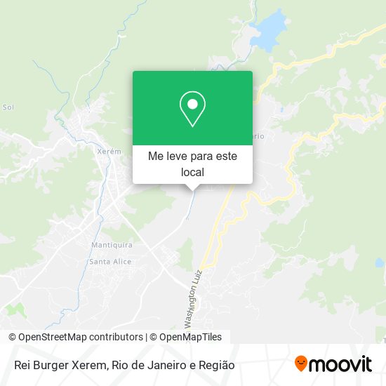 Rei Burger Xerem mapa