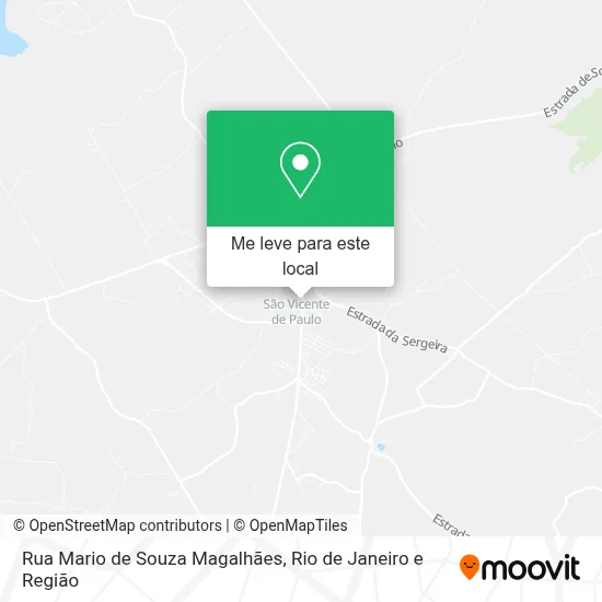 Rua Mario de Souza Magalhães mapa