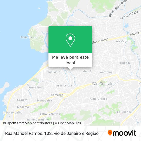 Rua Manoel Ramos, 102 mapa