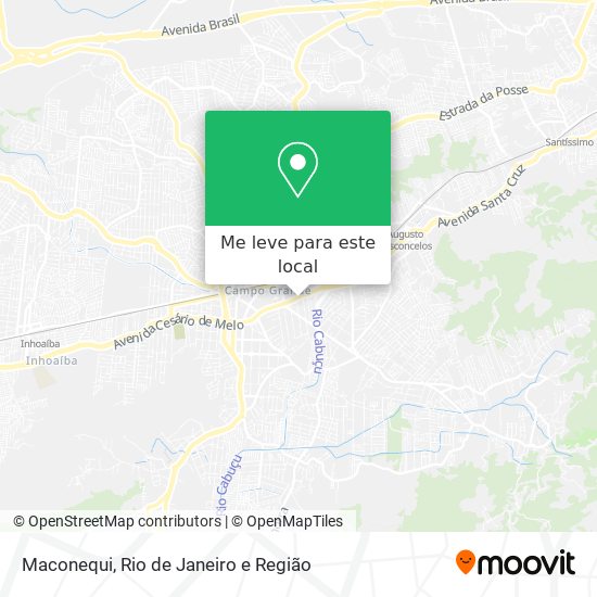 Maconequi mapa