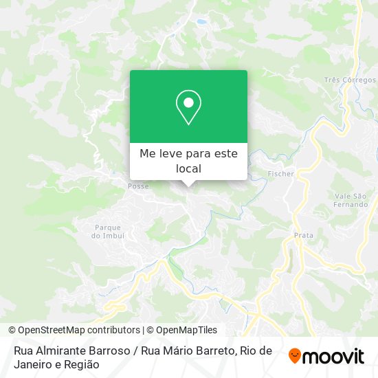 Rua Almirante Barroso / Rua Mário Barreto mapa