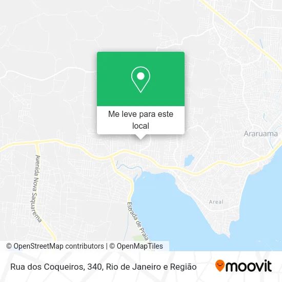 Rua dos Coqueiros, 340 mapa