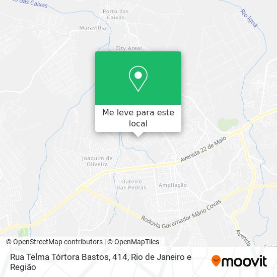 Rua Telma Tórtora Bastos, 414 mapa