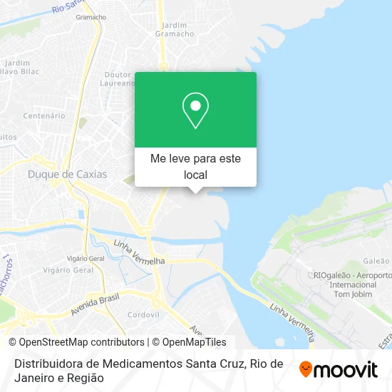 Distribuidora de Medicamentos Santa Cruz mapa