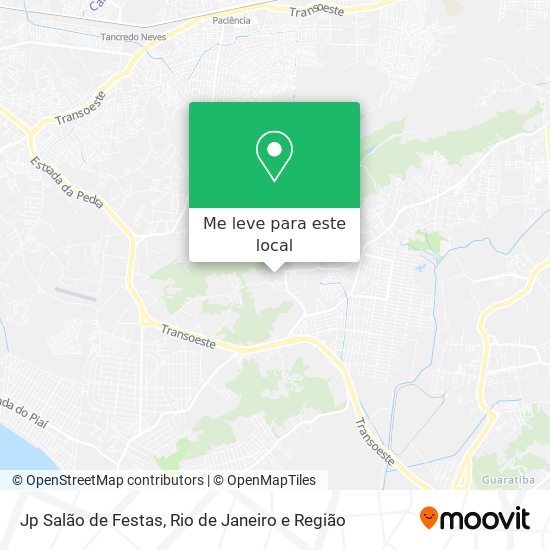 Jp Salão de Festas mapa