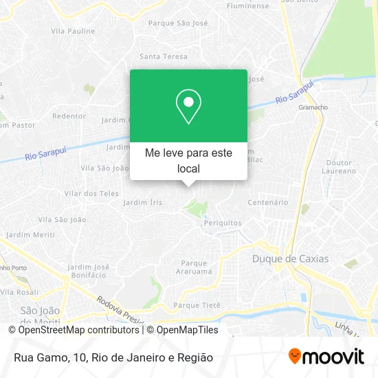 Rua Gamo, 10 mapa