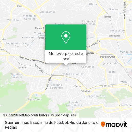 Guerreirinhos Escolinha de Futebol mapa