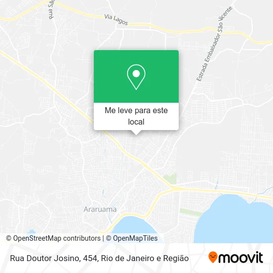 Rua Doutor Josino, 454 mapa