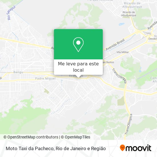 Moto Taxi da Pacheco mapa