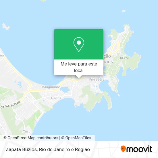 Zapata Buzios mapa